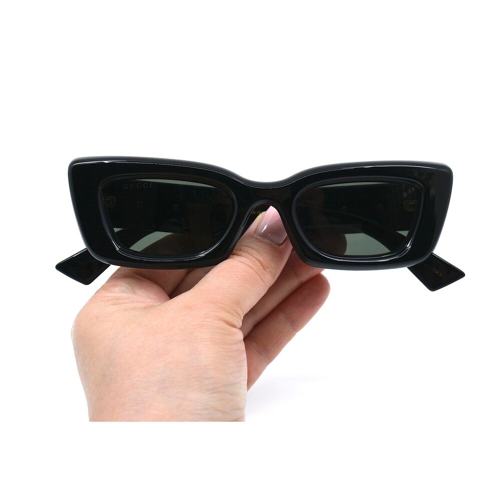 NEW Gucci GG1827S 001 Black Frame Grey Lenses 100% Authentic Sunglasses - Picture 12 of 13